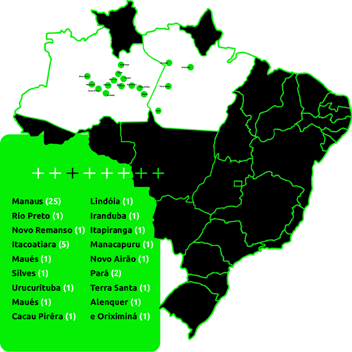 mapa de cobertura da icom